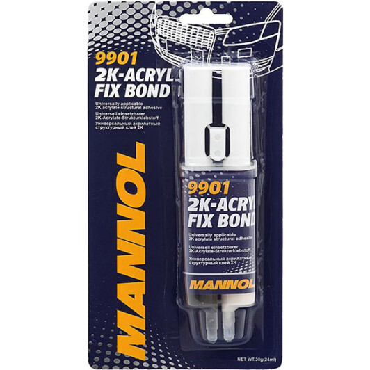 Клей Mannol 2K-Acryl Fixed Bond 30 г