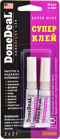 Клей DoneDeal Суперклей 2x2 4 г
