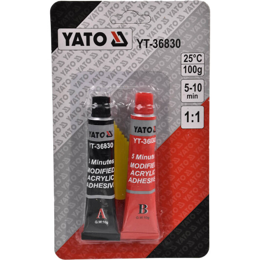 Клей Yato 5 Minutes двухкомпонентный 20 г