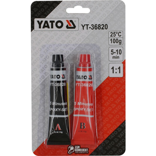 Клей Yato 5 Minutes Epoxy-Set 20 г