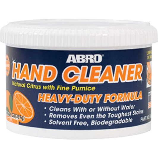 Очиститель рук ABRO Hand Cleaner цитрусовый 0,4 л