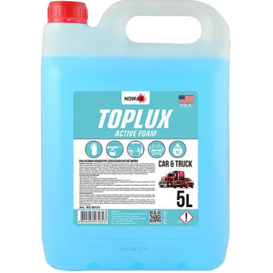 Концентрат автошампуня Nowax Toplux Active Foam 5 л
