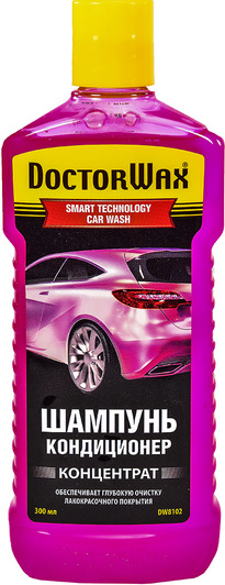 Концентрат автошампуня DoctorWax Smart Technology Car Wash с воском 300 мл