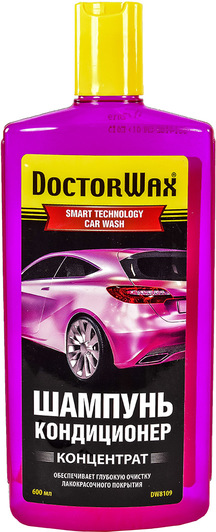 Концентрат автошампуня DoctorWax Smart Technology Car Wash с воском 600 мл