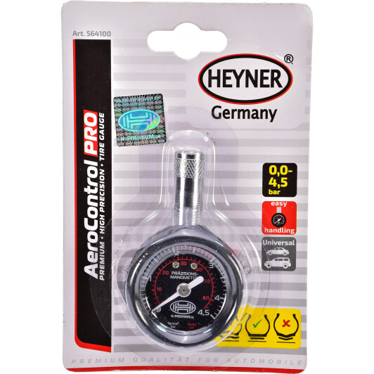 Аналоговый манометр Heyner AeroControl Pro 564100 