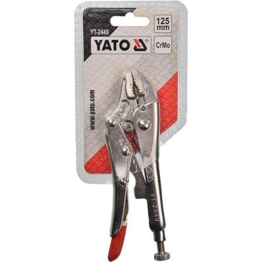 Клещи зажимные Yato YT-2449 125 мм 