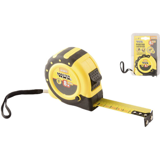Рулетка MasterTool 64-8025 8 м 
