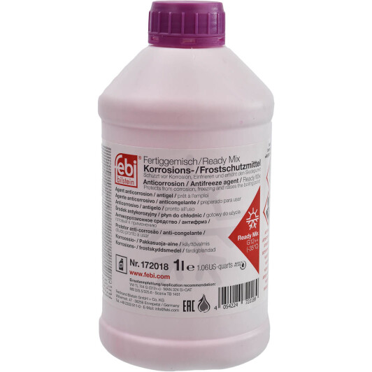 Готовый антифриз Febi G12++ фиолетовый -35 °C 1 л