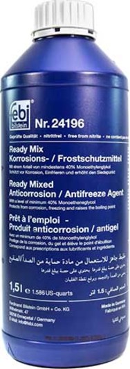 Готовый антифриз Febi Ready Mix G11 синий -30 °C 1,5 л