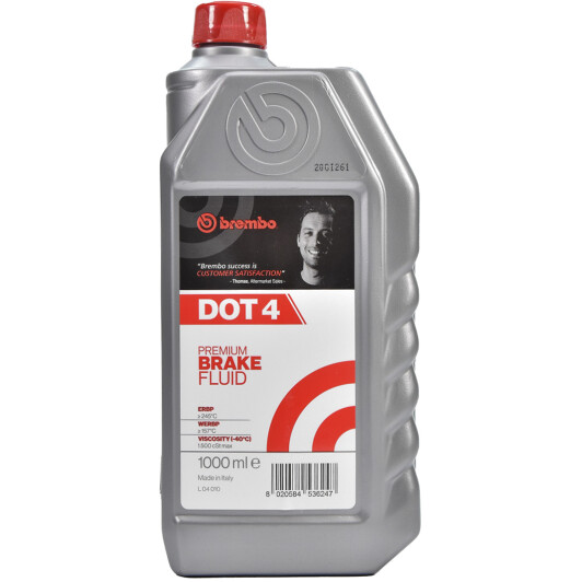 Тормозная жидкость Brembo DOT 4 1 л