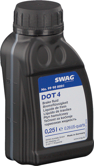 Тормозная жидкость SWAG DOT 4 0,25 л