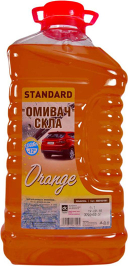 Омыватель Дорожная Карта Standard зимний -12 °С апельсин 4 л