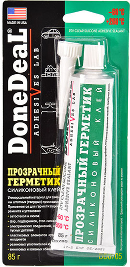 Герметик DoneDeal Adhesive Sealant прозрачный 85 г