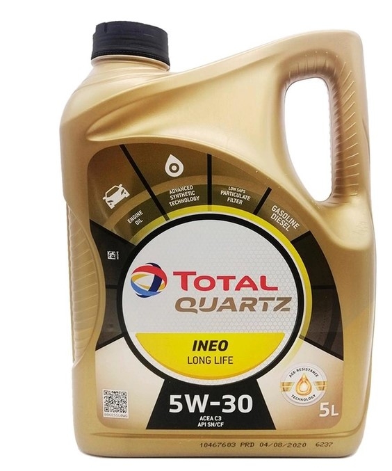 Моторное масло Total Quartz Ineo Long Life 5W-30 синтетическое 5 л